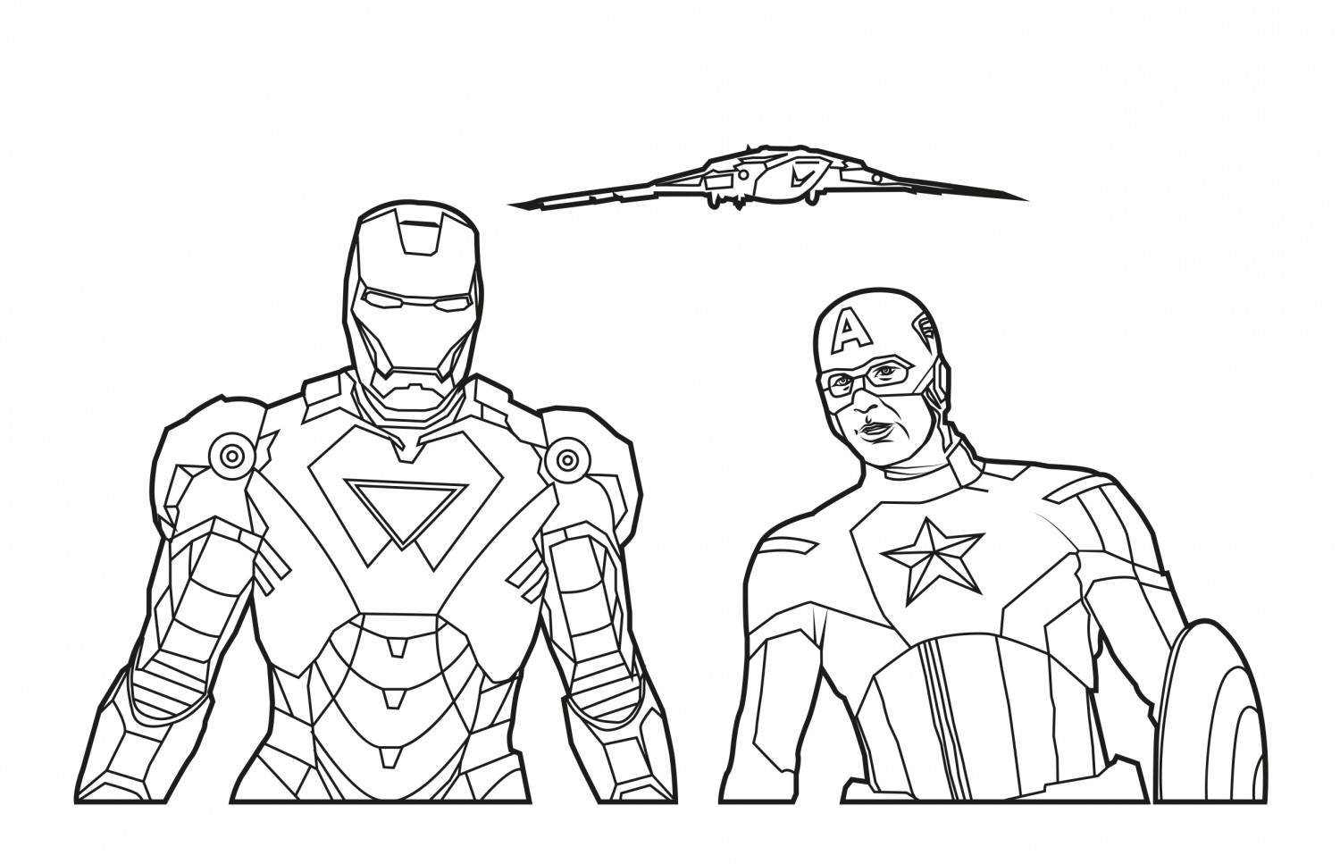 Iron Man and Captain America